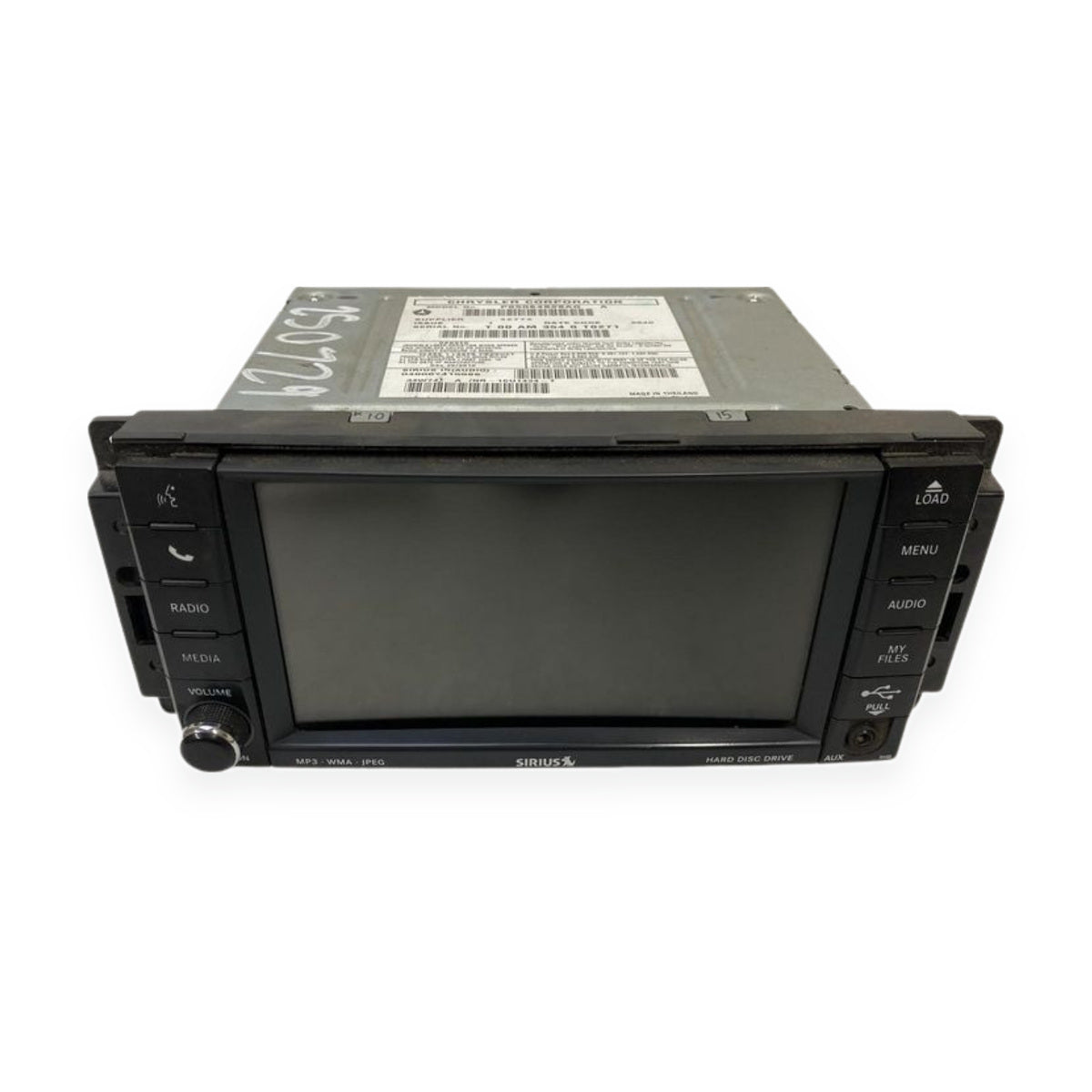 2009–2012 DODGE RAM 1500 Navigation Radio Receiver with Screen OEM P05064829AG — used automotive part