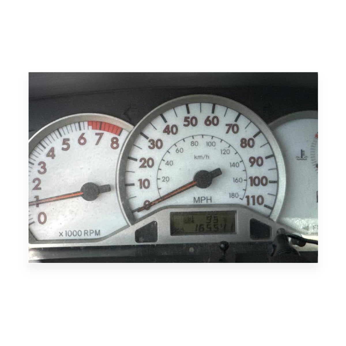2004–2007 Toyota Corolla Speedometer Instrument Cluster MPH OEM — used automotive part