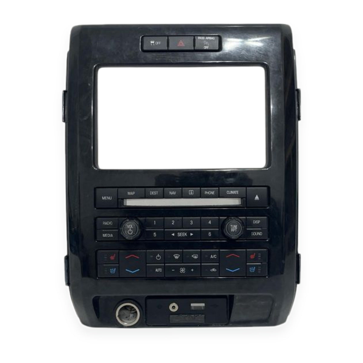 2011–2012 Ford F150 Receiver Control Panel 8" Touchscreen OEM — used automotive part
