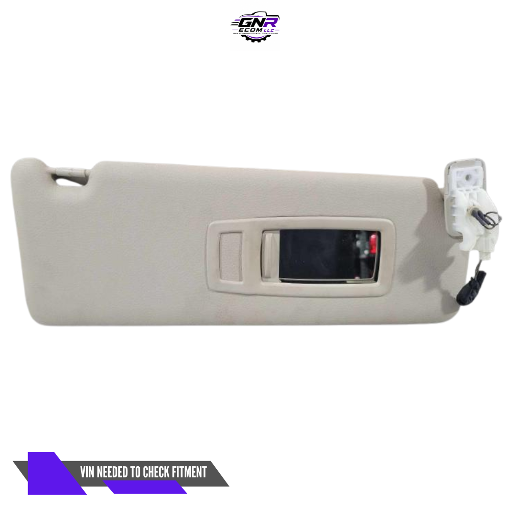 2012–2013 BMW 328i 335i RH Passenger Sunvisor Sun Visor with Mirror OEM — view 2