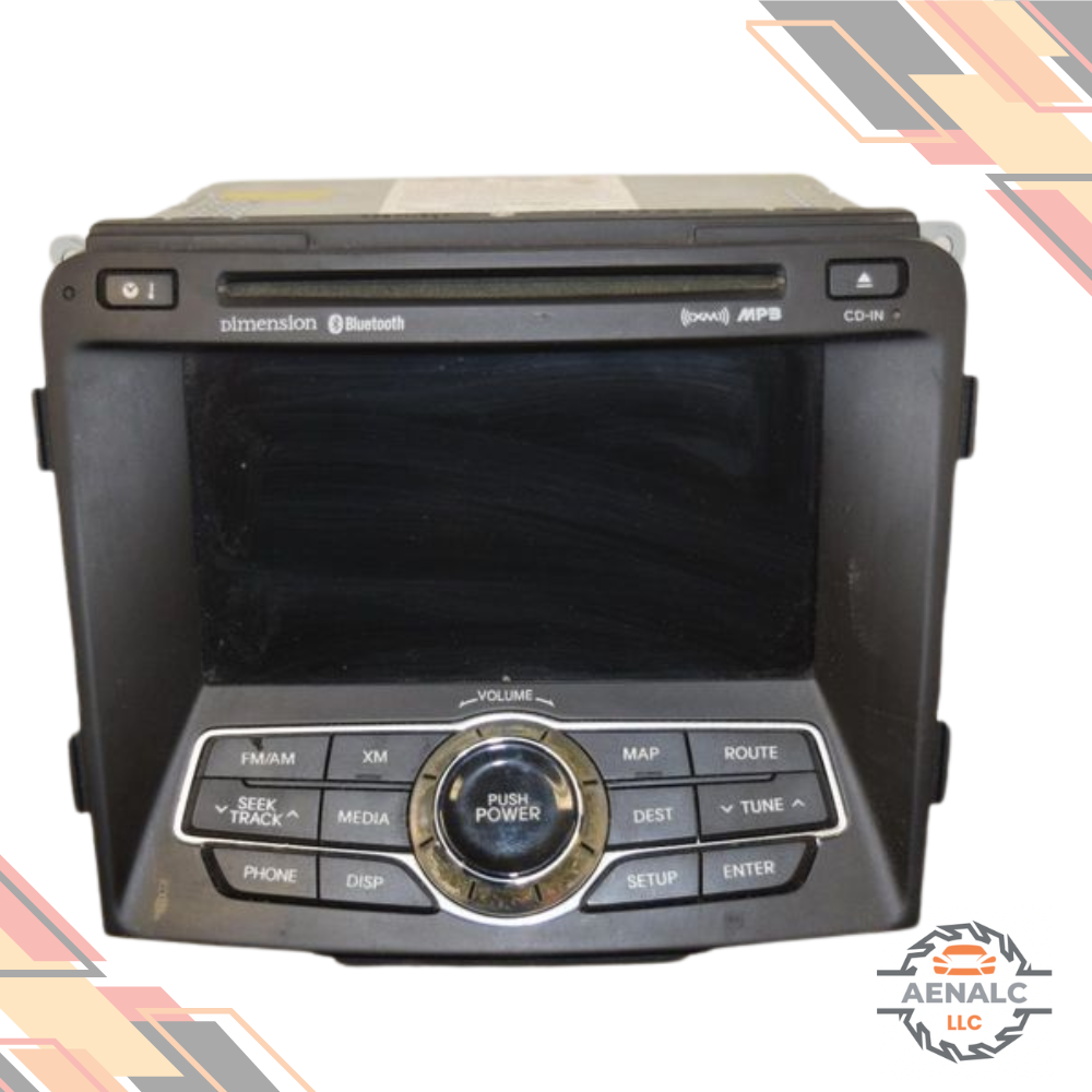2011 Hyundai Sonata Radio Receiver with GPS Navigation Part # 96560-3Q000 OEM 11 — view 3