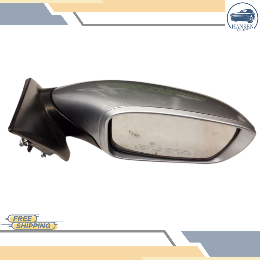 2011–2015 Hyundai Sonata Right Passenger Side View Door Mirror Silver OEM — view 3