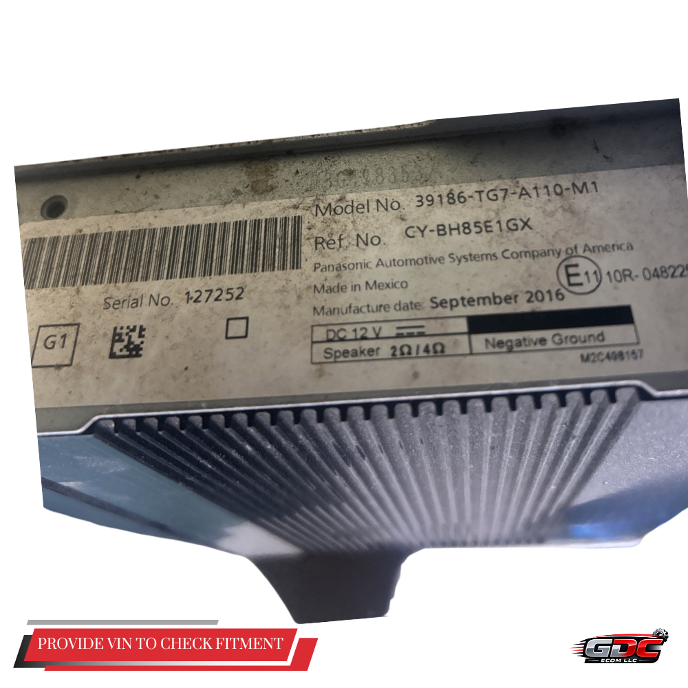 2016–2020 Honda Pilot Radio Amplifier RH Kick Panel OEM 39186TG7A11 — view 5