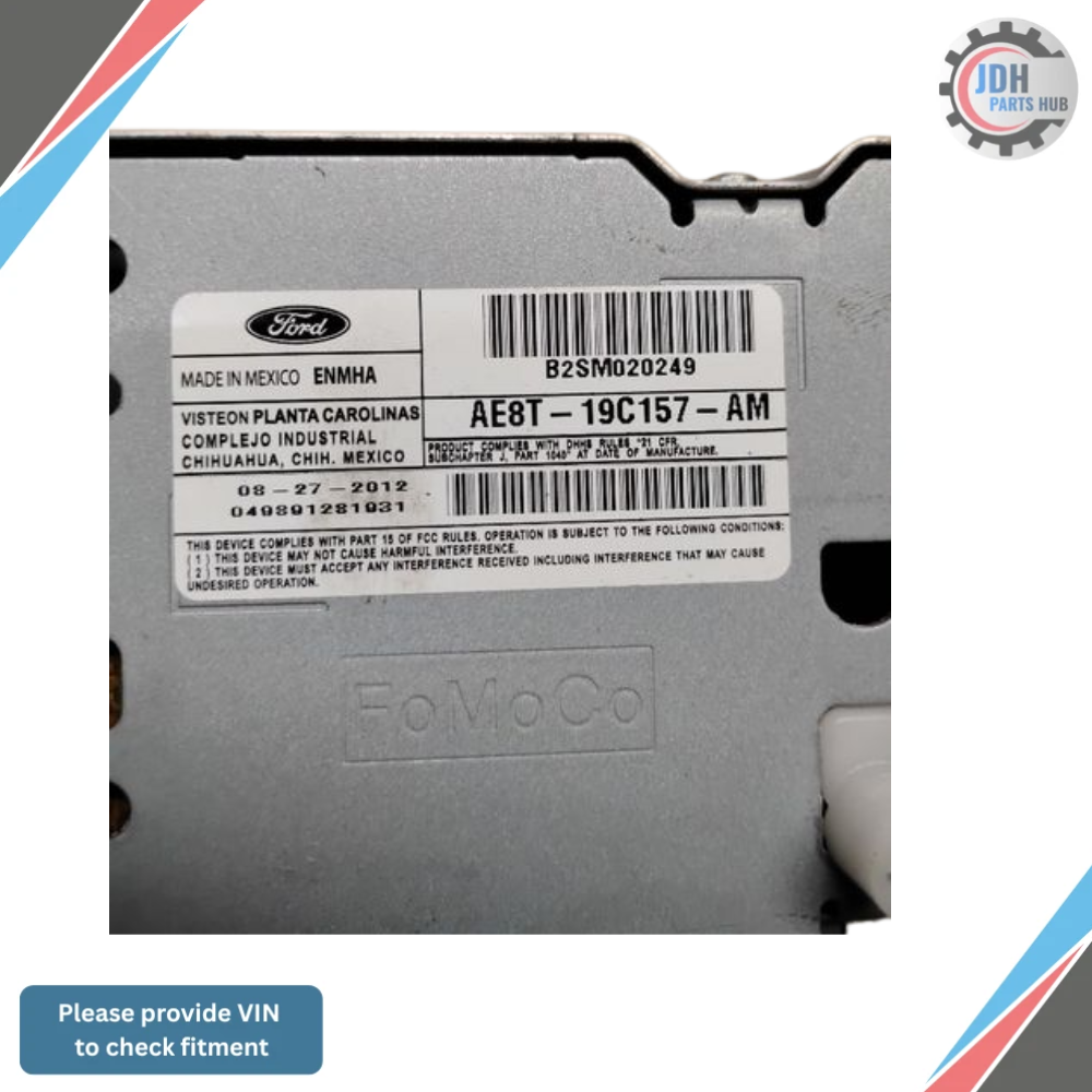 2011–2013 Ford Fiesta AM FM CD Player Satellite Radio Receiver OEM — view 4