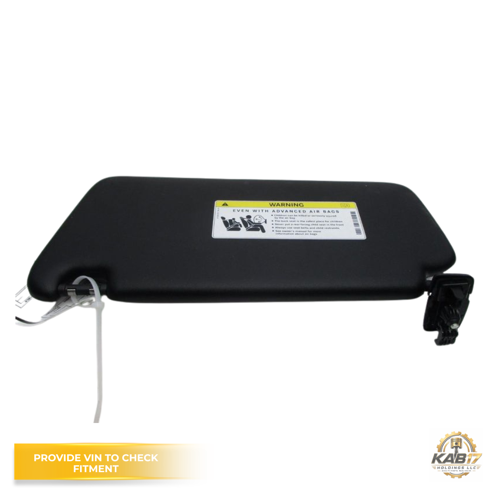2015–2020 Mercedes-Benz GLA Class LH Driver Sunvisor with Mirror Black OEM — view 3