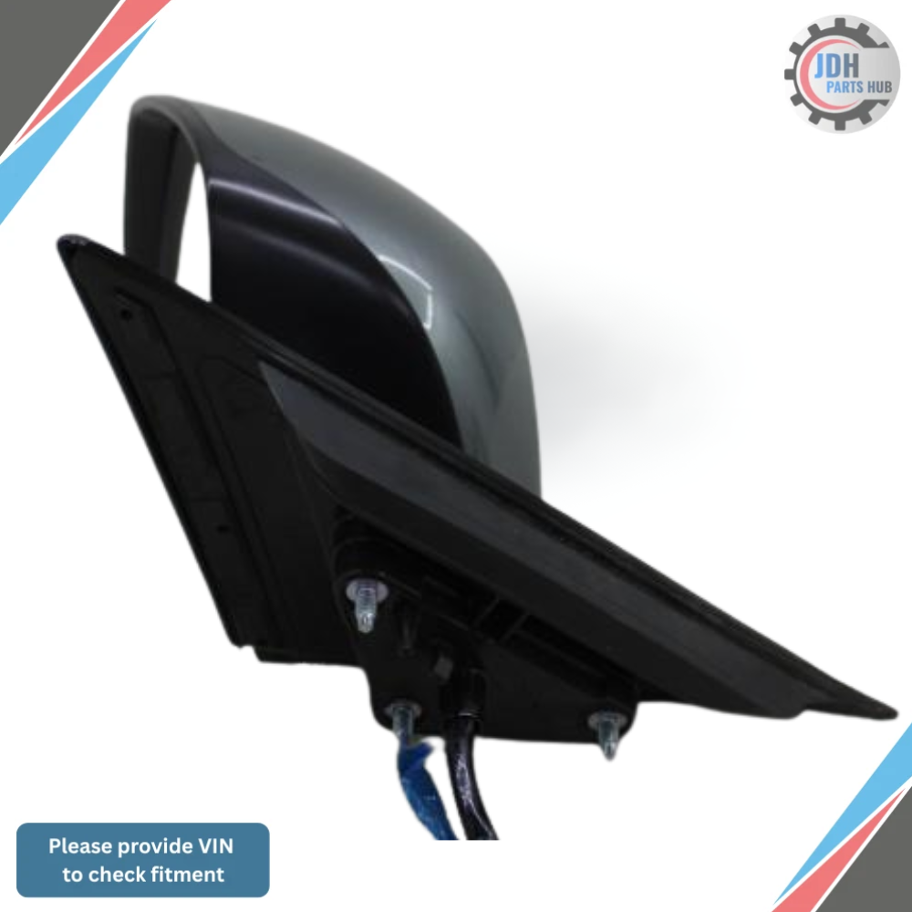 2014–2021 Infiniti Q50 Left Driver Side Door Mirror Heated Gray OEM — view 3
