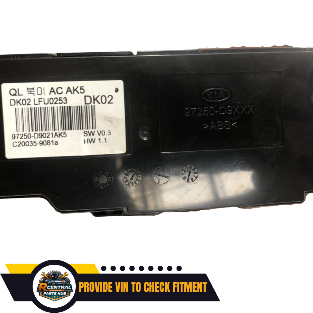2017–2019 Kia Sportage Manual A/C AC Heater Temperature Control 97250D9021 — view 5