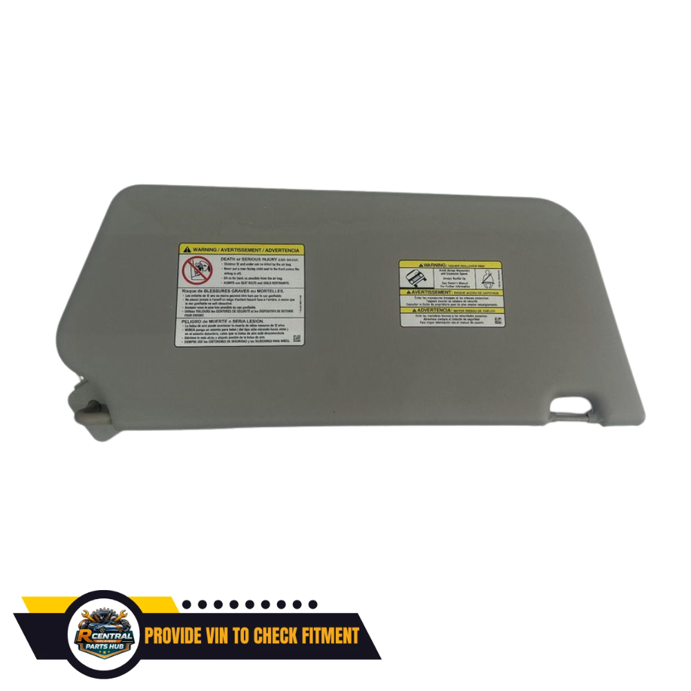 2015–2019 FORD TRANSIT 250 Passenger RH Interior Sun Visor Gray OEM — view 2