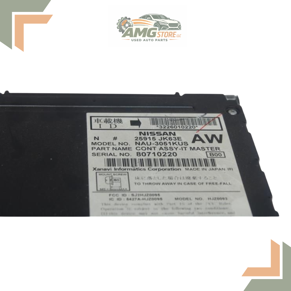 2008–2009 Infiniti G37 Navigation Radio Receiver OEM — view 5