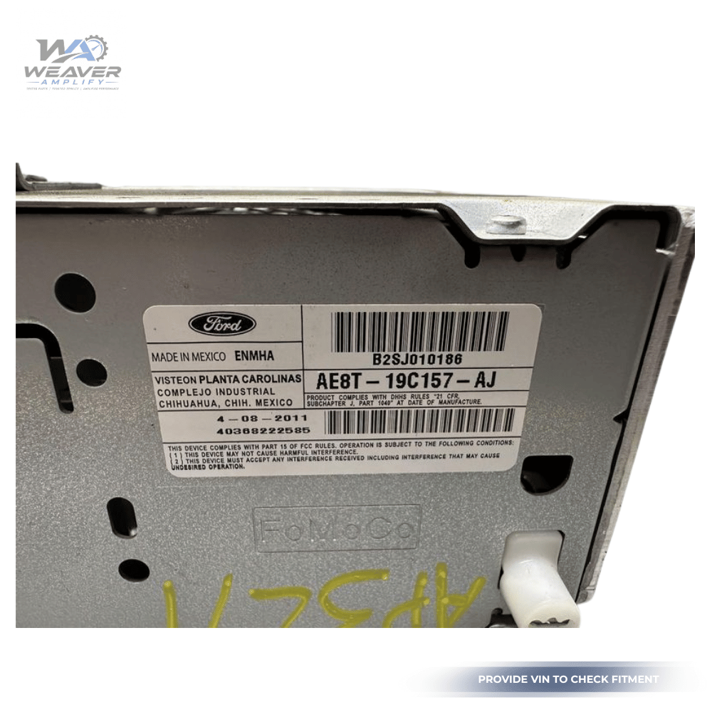 2011–2013 Ford Fiesta AM FM CD Player Satellite Radio Receiver OEM — view 5