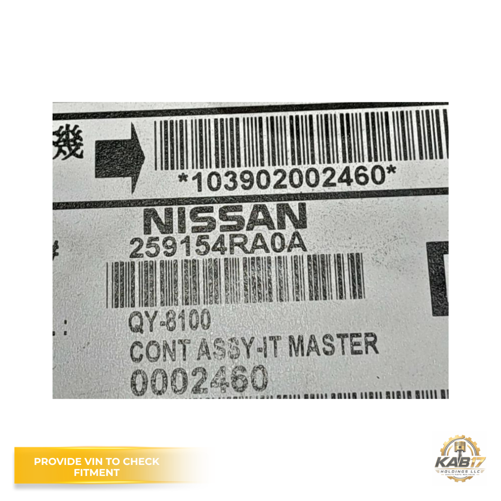 2016–2017 Nissan Maxima Navigation Display Radio Receiver OEM — view 5