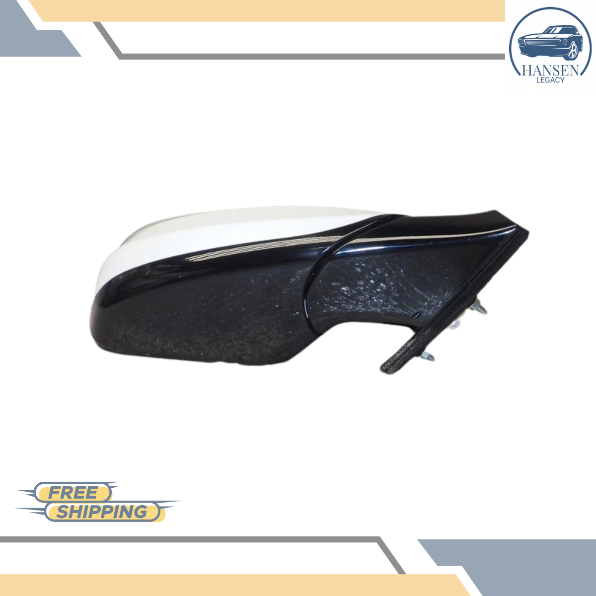 2013–2016 Hyundai Santa Fe Right Passenger Side View Door Mirror Power White OEM — view 5