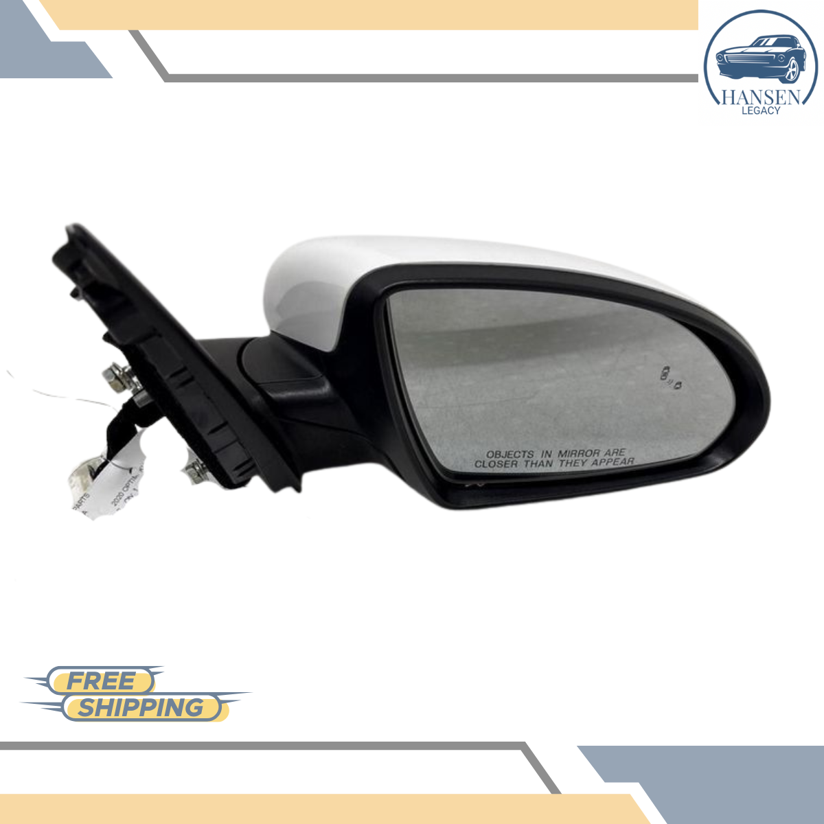 2016–2020 Kia Optima Right Passenger Side View Door Mirror White — view 5