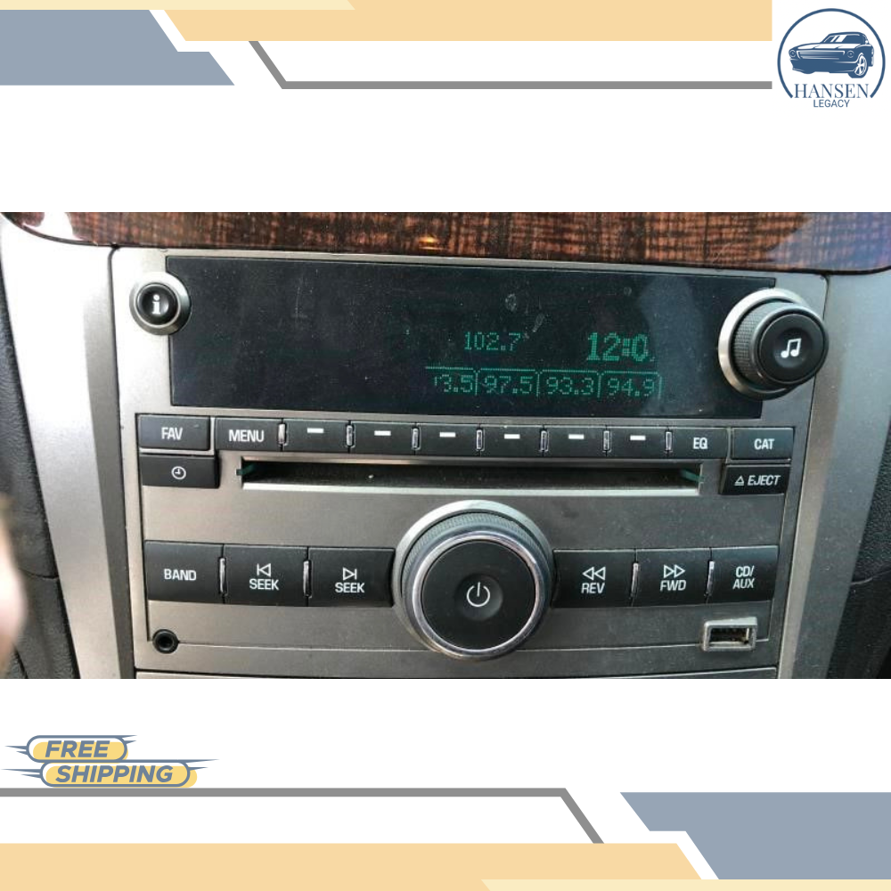 2009–2012 Chevrolet Malibu Radio Receiver Option UUI LTZ 09 10 11 12 — view 5
