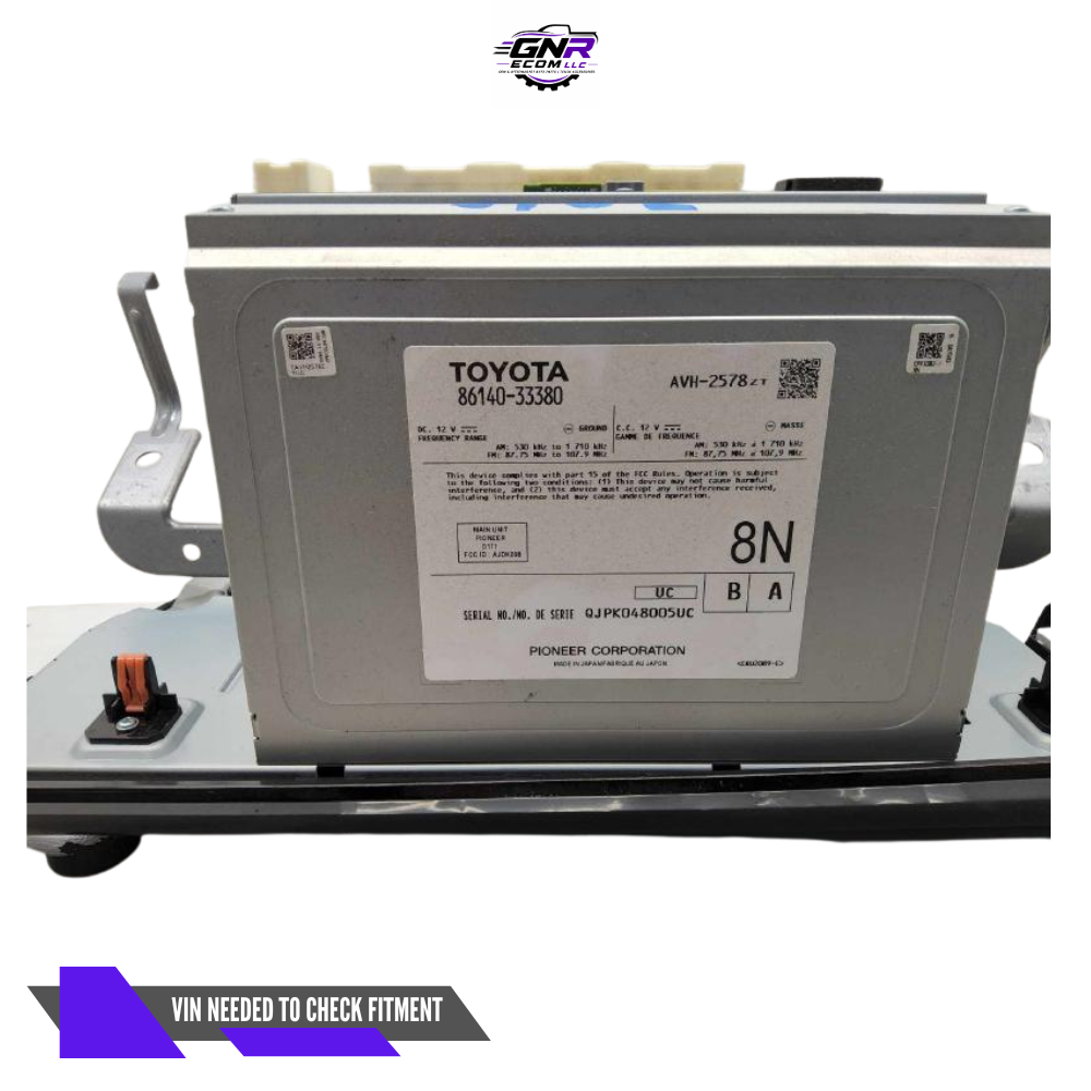 2018–2019 Toyota Camry Radio Receiver Display Screen OEM — view 4