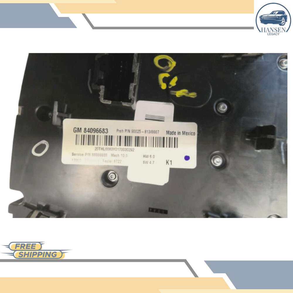 2016–2017 Chevrolet Equinox Radio Control Panel ID 84096683 OEM — view 3