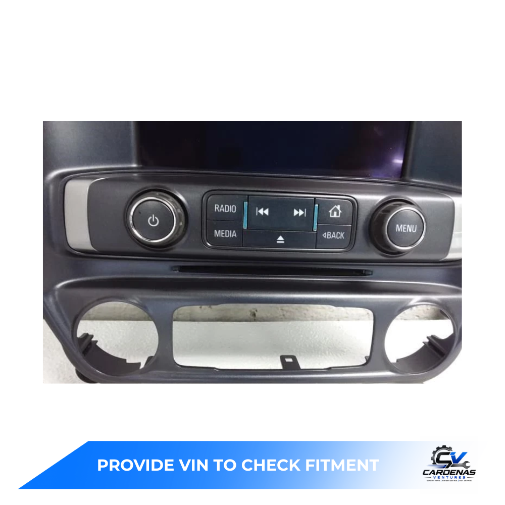 2014 Chevrolet Silverado 1500 2500 Audio Radio Control Panel with Screen 23176312 — view 3