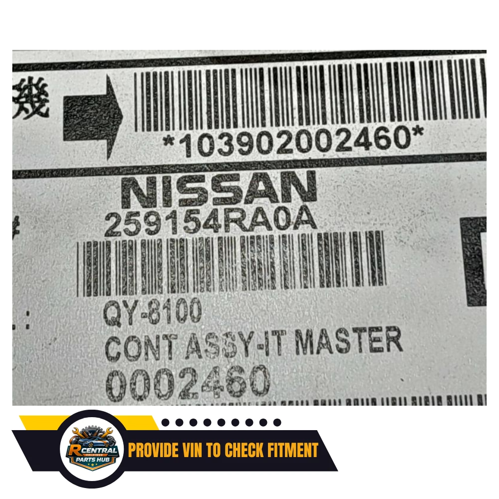 2016–2017 Nissan Maxima Navigation Display Radio Receiver OEM — view 4