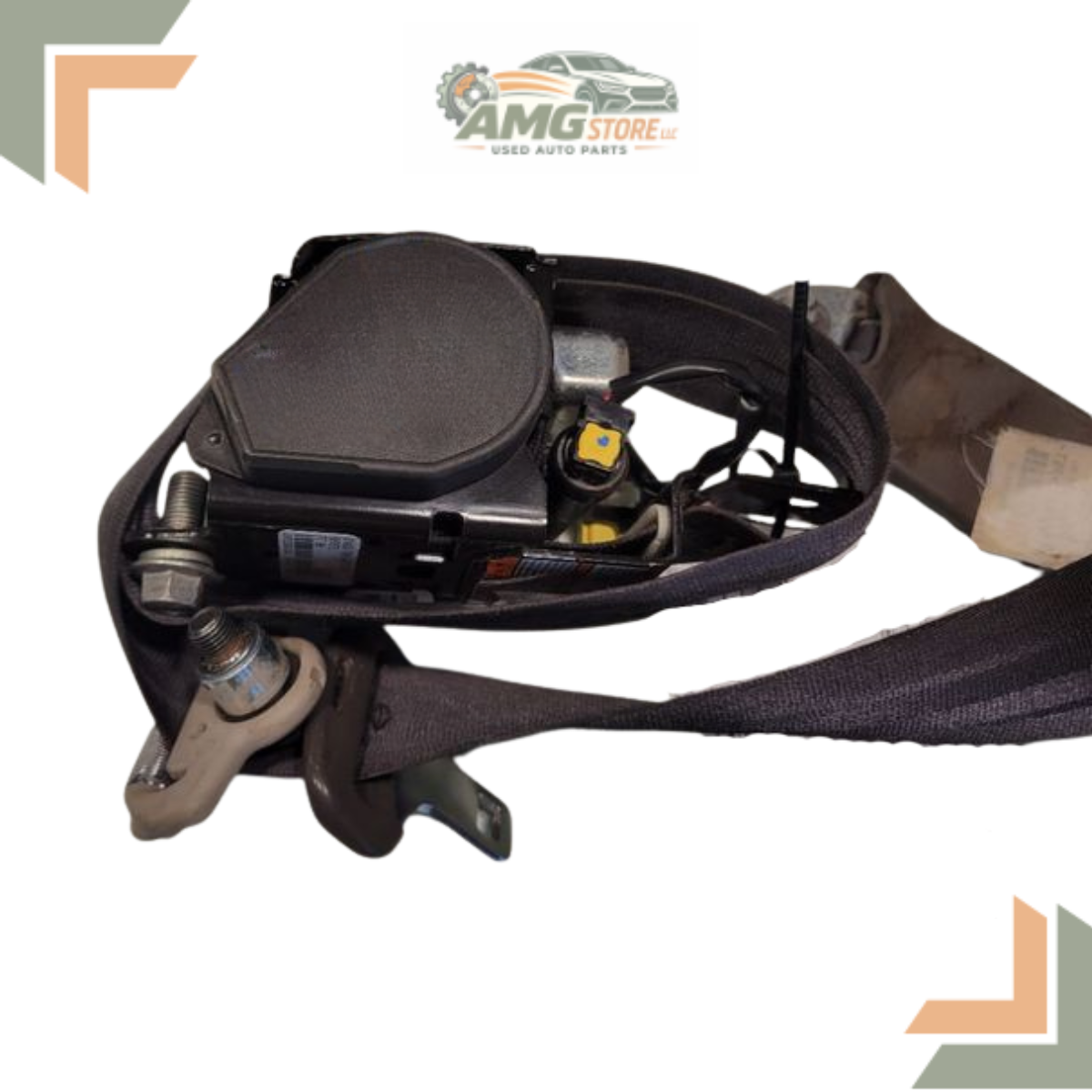 2011–2017 Honda Odyssey Front Left Driver Seat Belt Retractor Assembly Gray OEM — view 5