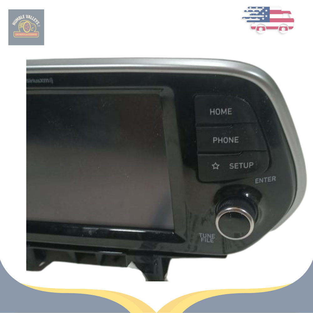 2019–2021 Hyundai Tucson AM FM Sirius XM Audio Radio Player Display Screen — view 5