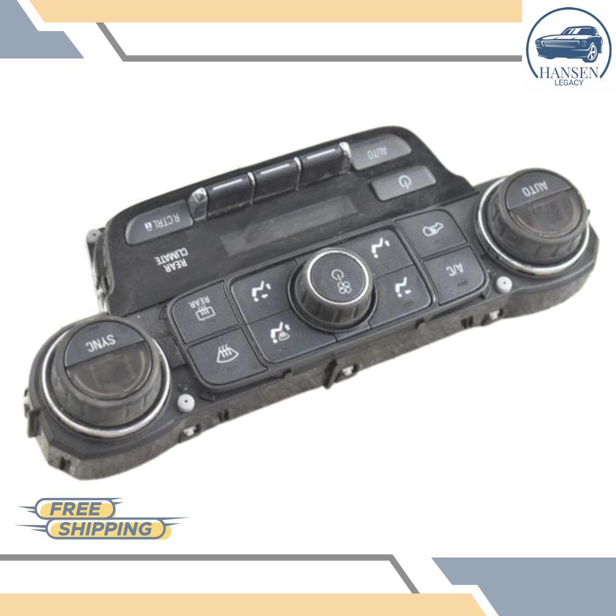 2015–2017 Chevrolet Tahoe A/C AC Heater Temperature Climate Control ID 23251607 — view 5