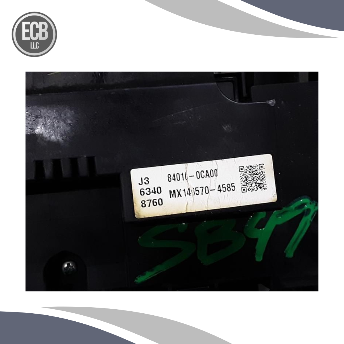 2007–2009 Toyota Tundra AC Heater Climate Control Panel OEM — view 5