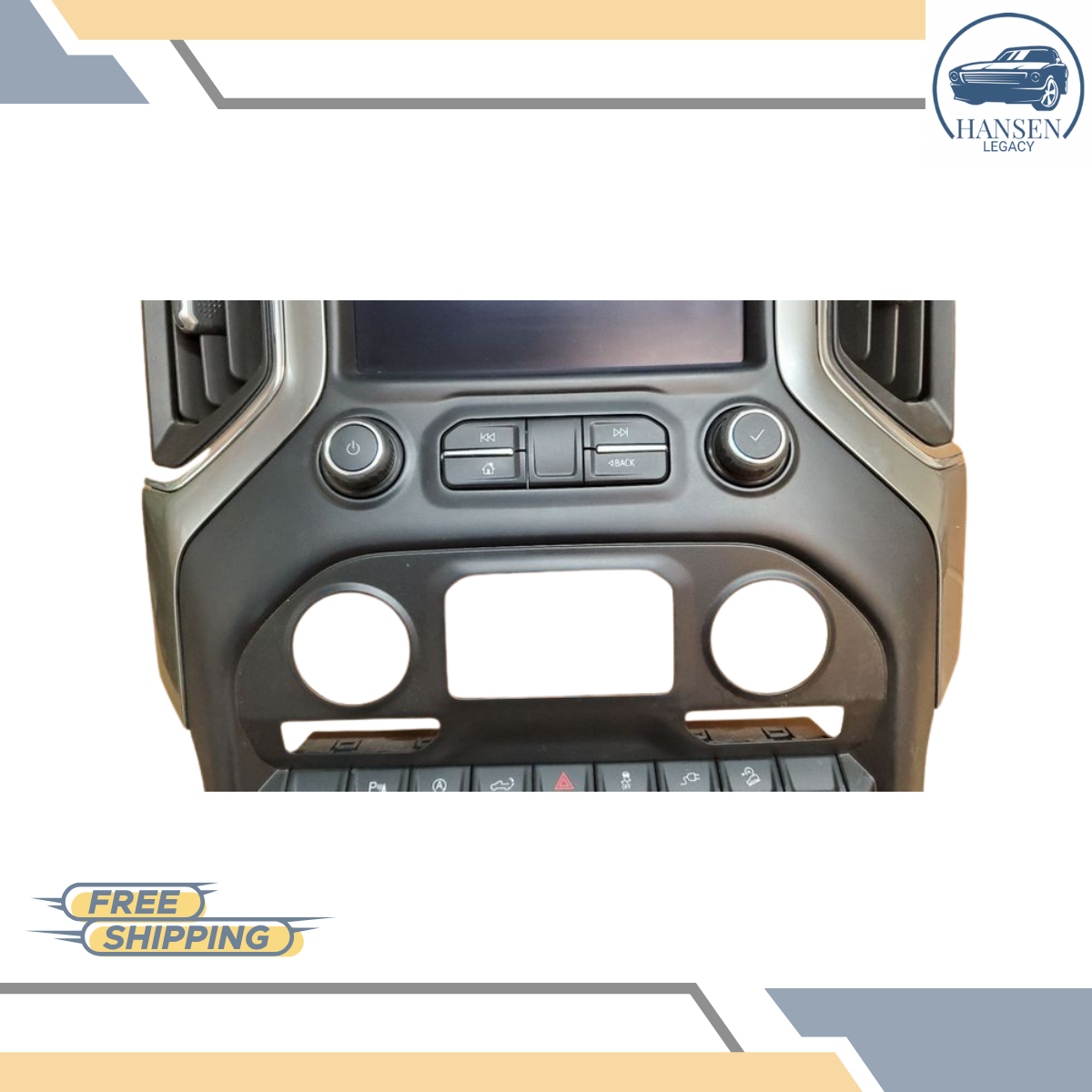 2019–2022 Chevrolet Silverado 1500 2500 3500 Control Panel with Screen ID 84692392 — view 5