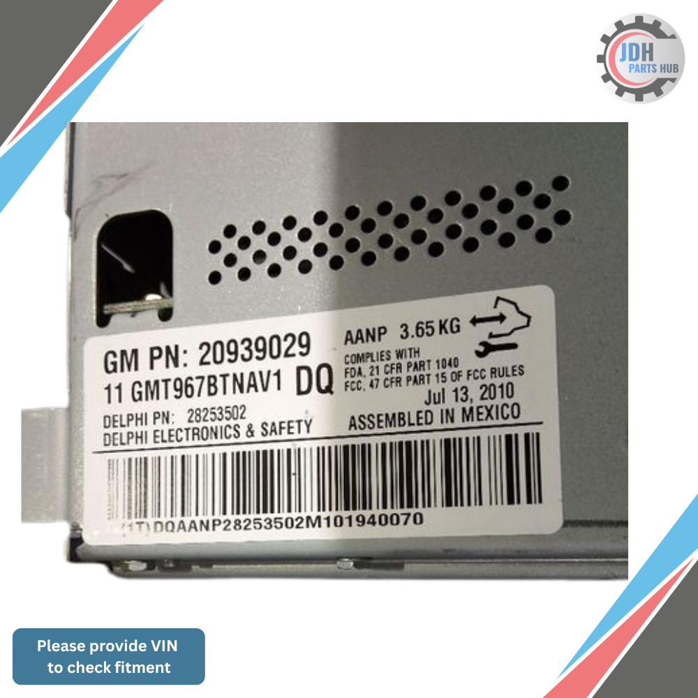 2011 GMC Acadia AM FM Stereo CD DVD Radio Receiver Navigation UUM OEM — view 4