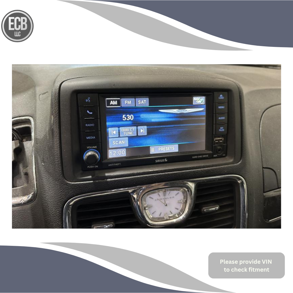 2013–2016 Chrysler Town & Country AM FM CD Navigation Radio Display Screen RHB — view 4
