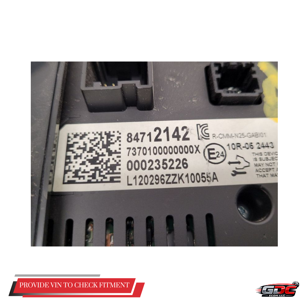 2021–2024 Chevrolet Malibu Radio Dash Display Screen OEM 84712142 — view 5