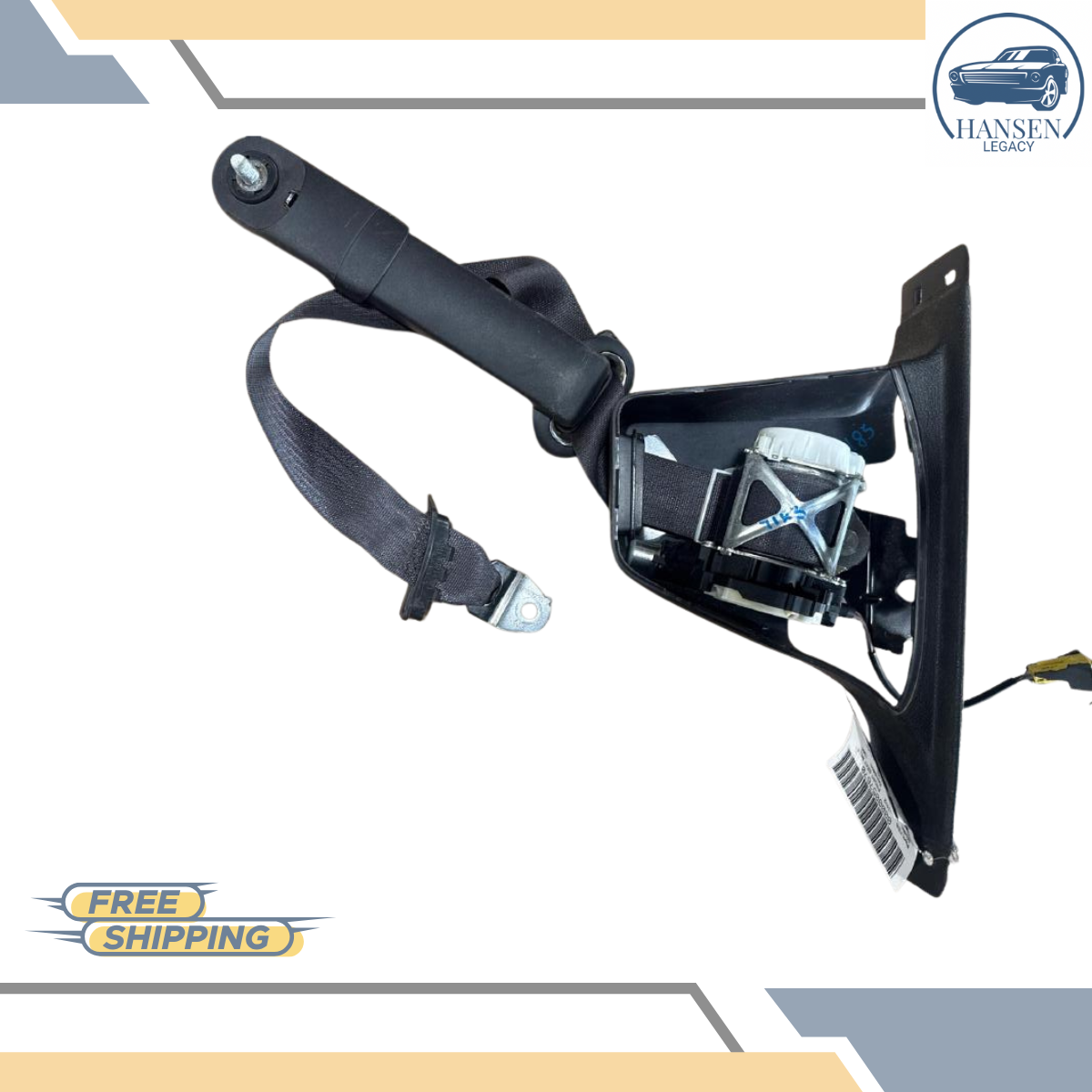 2007–2010 Chevrolet Silverado 1500 Front Driver Seat Belt Retractor Black 08 09 — view 4