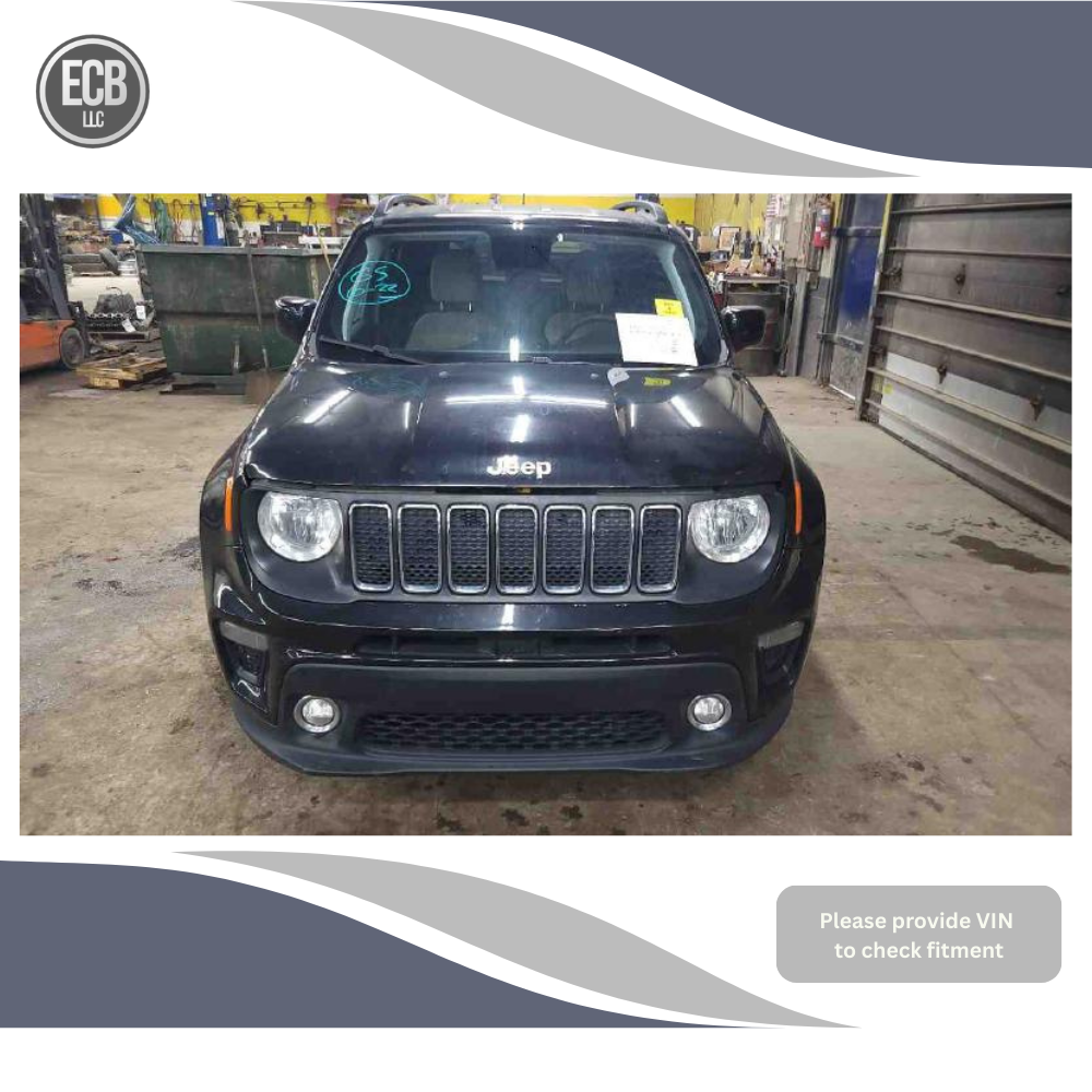 2015–2022 Jeep Renegade Left Driver Sun Visor Gray without Sunroof Illumination OEM — view 4