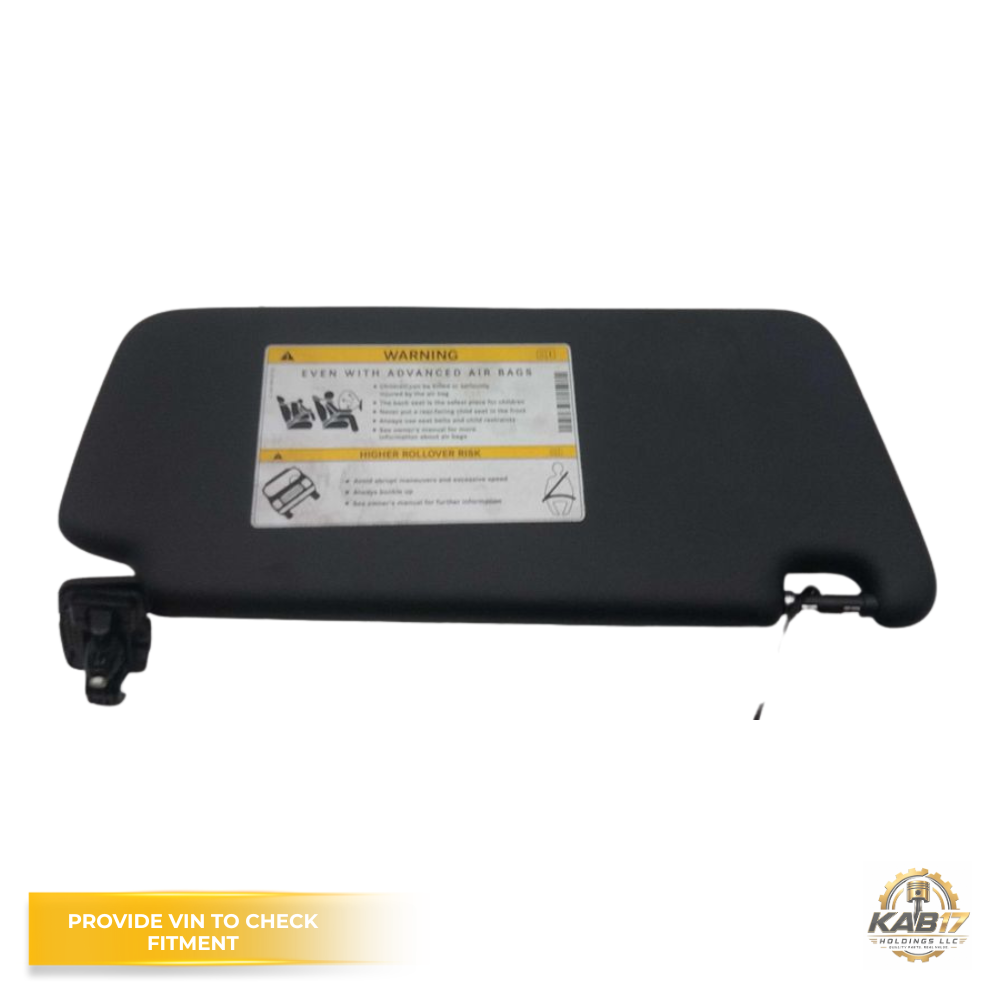 2015–2020 Mercedes-Benz GLA Class LH Driver Sunvisor with Mirror Black OEM — view 4