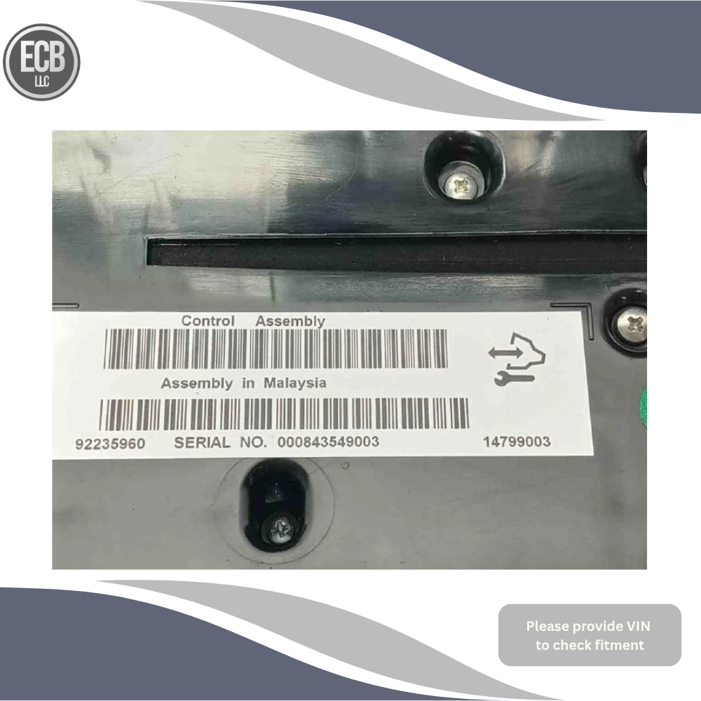 2010–2012 Chevrolet Camaro Radio Control Panel KA1 OEM — view 3