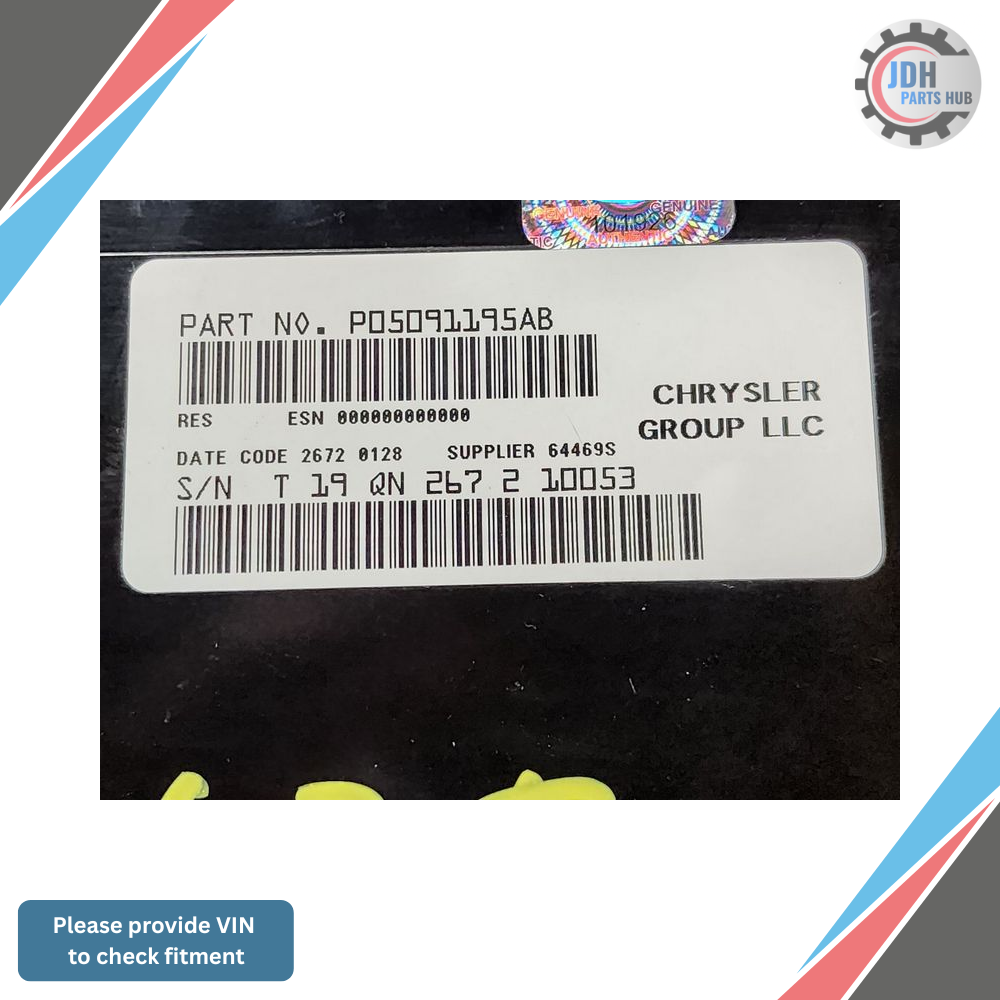 2012–2017 Jeep Patriot AM-FM-CD-MP3 Player Satellite Radio Receiver ID RES OEM — view 3