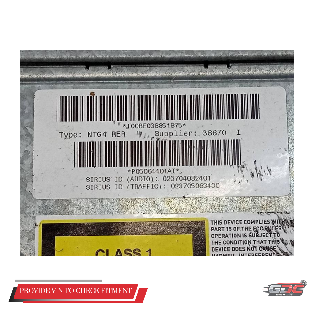 2008–2010 Jeep Grand Cherokee Radio AM FM DVD Player Receiver Navigation OEM — view 5