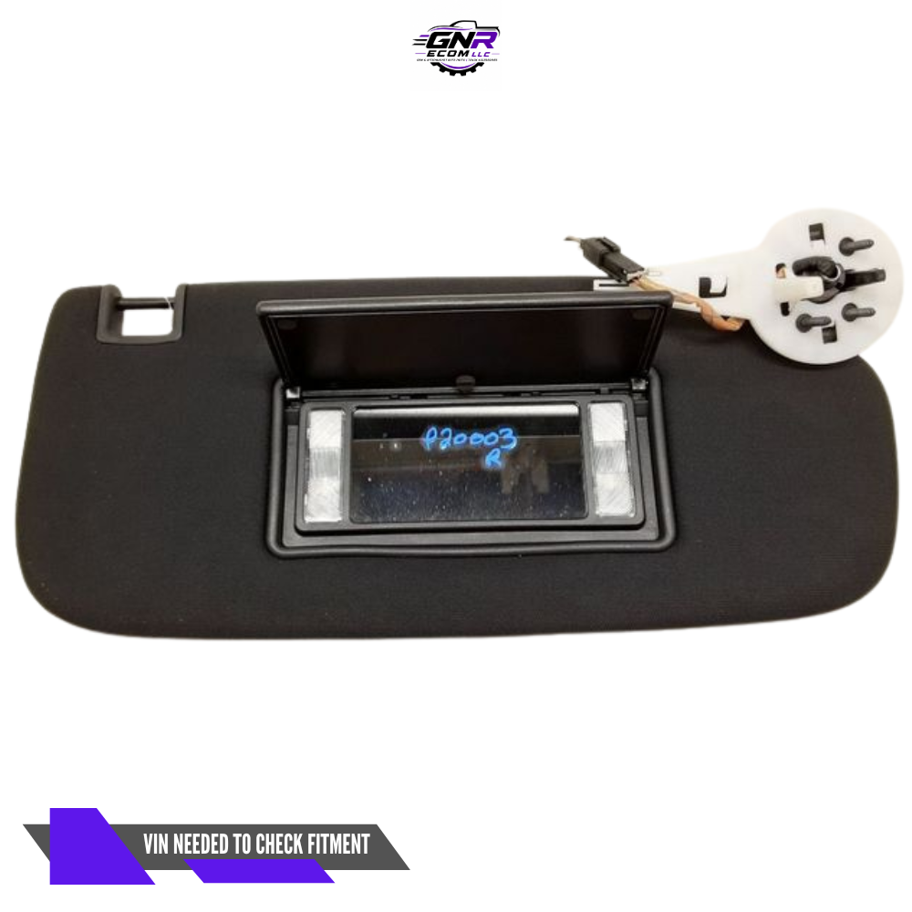 2014–2022 Jeep Grand Cherokee Passenger RH Sun Visor OEM — view 3
