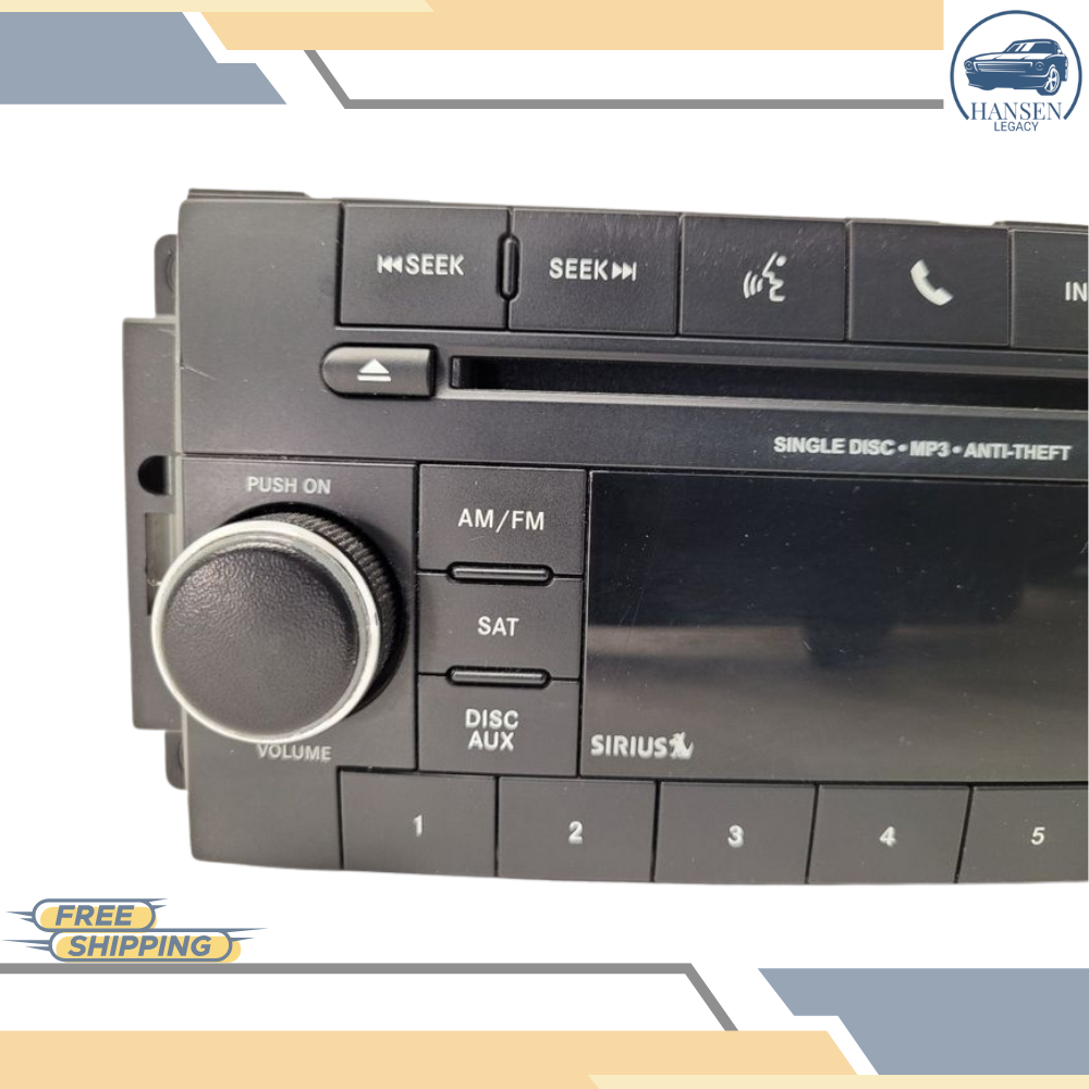2012–2017 Jeep Patriot AM-FM-CD-MP3 Player Satellite Radio Receiver ID RES OEM — view 5