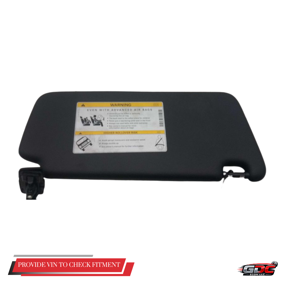 2015–2020 Mercedes-Benz GLA Class LH Driver Sunvisor with Mirror Black OEM — view 4