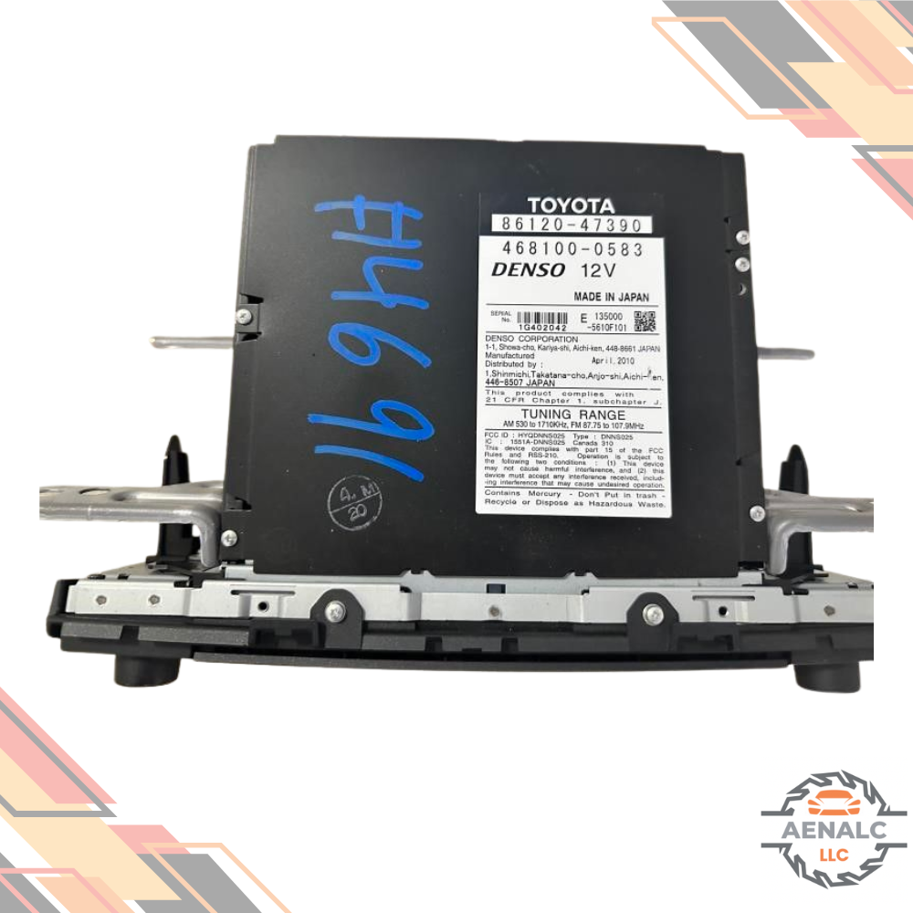 2010–2011 Toyota Prius Display Screen Dash Mounted Navigation Satellite OEM — view 3