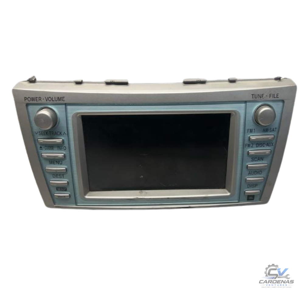 2007–2009 TOYOTA CAMRY HYBRID AM FM NAVIGATION SAT MP3/CD/DVD PLAYER RADIO E7011 — view 5