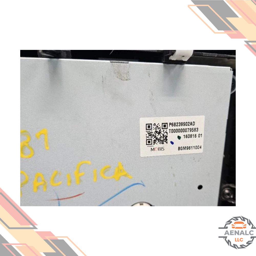 2017 Chrysler Pacifica Dash 8.40" Information Display Screen OEM — view 3