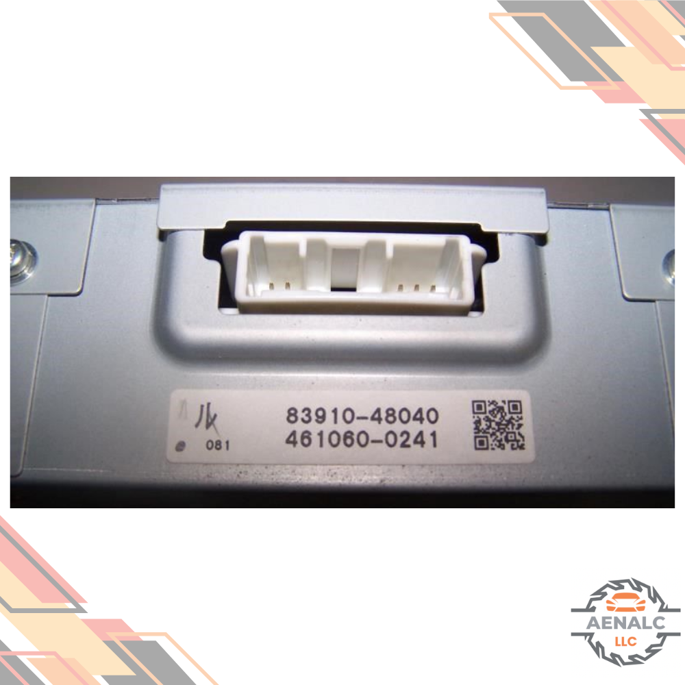 2009–2010 Toyota Highlander Upper Dash Information Display Screen OEM — view 3