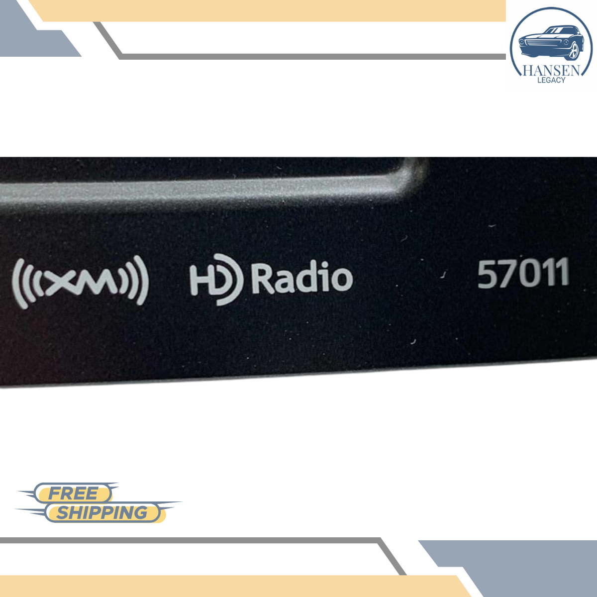 2012–2014 Toyota Prius Radio AM-FM-CD Display Receiver Face ID 57011 — view 5
