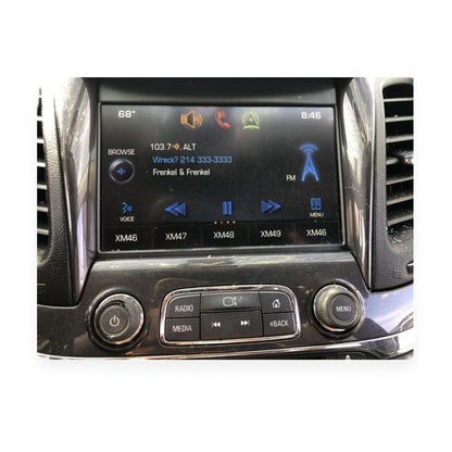 2014–2017 Chevrolet Impala Radio AM/FM MyLink 8" Display Screen Media Control Panel — view 2
