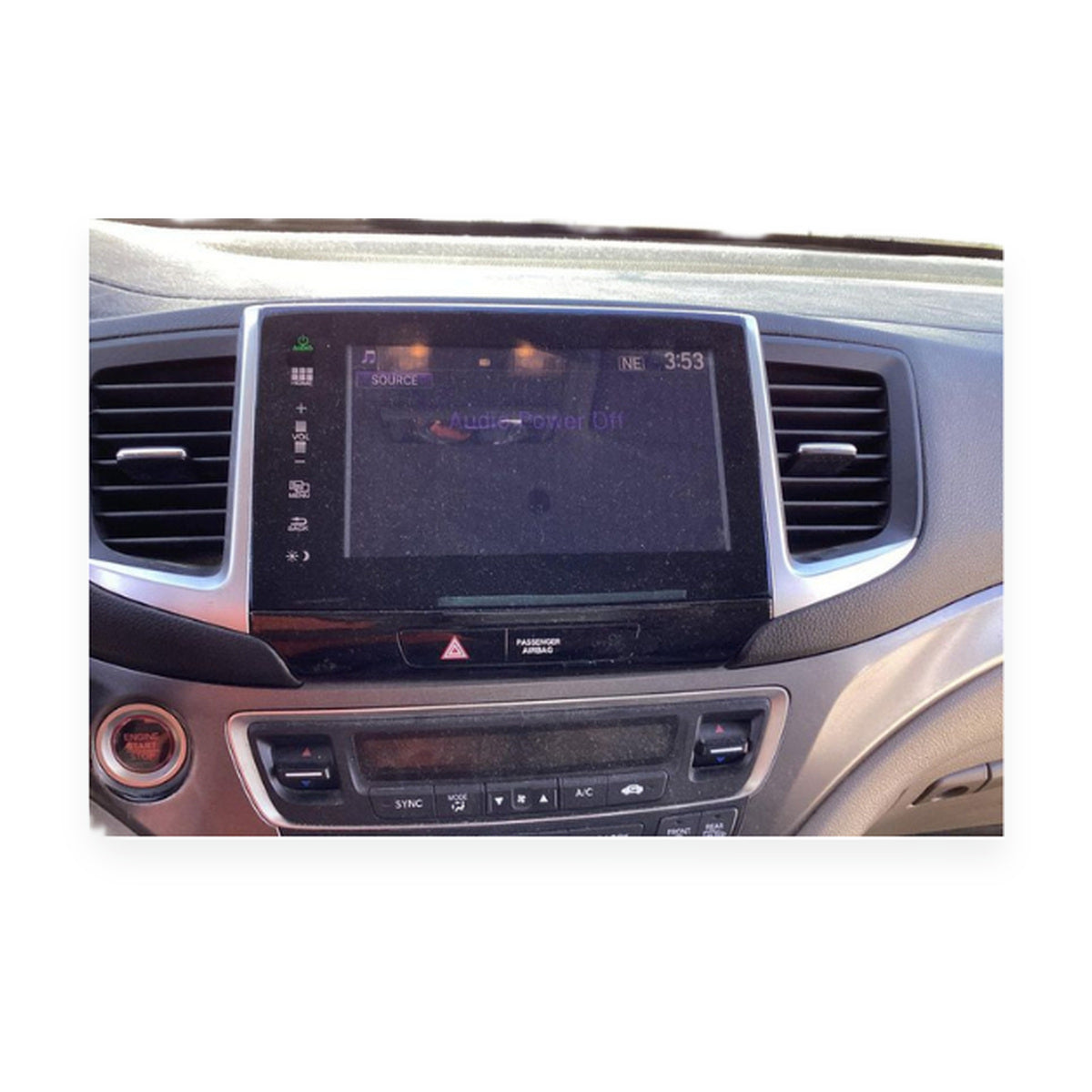 2016–2019 Honda Pilot EX/EX?L Radio Audio 8? Display Screen Receiver Panel 17 18 — view 1