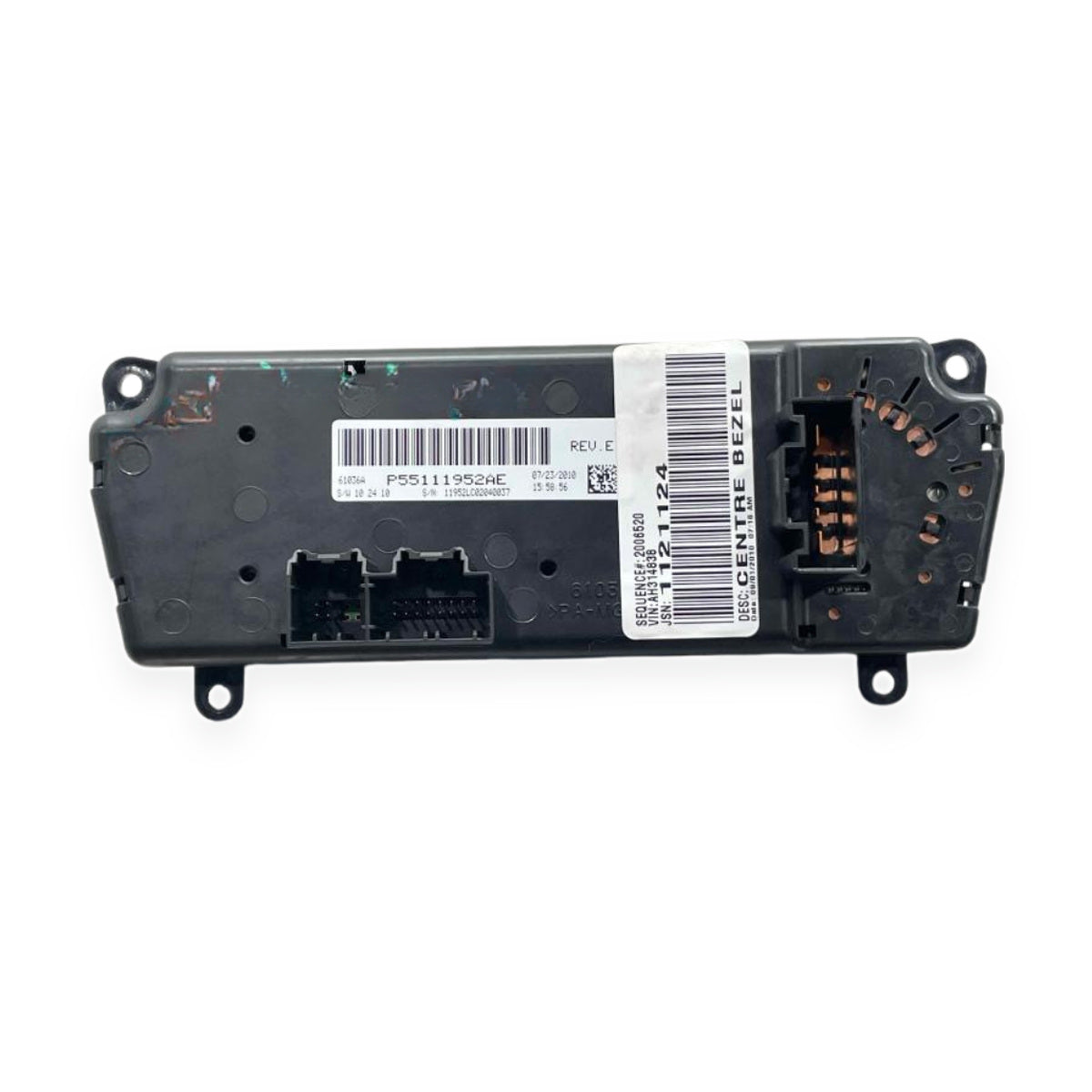 2009–2010 Dodge Challenger A/C Heater Control Head Switch OEM 09 10 — view 3