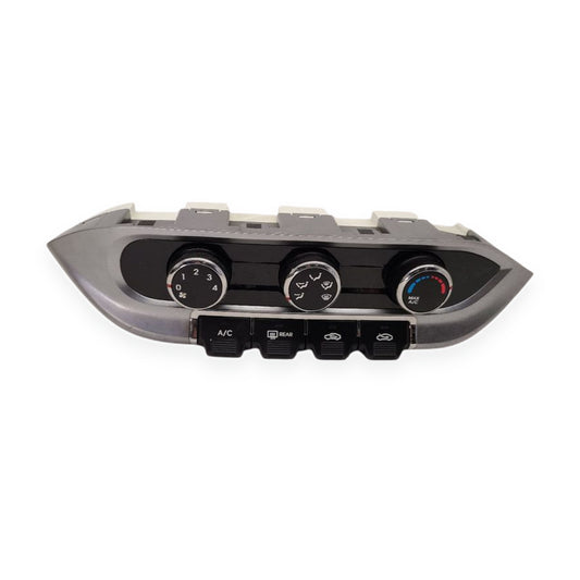 2012–2015 Kia Rio A/C Heater manual Temperature Climate Control (3 knob) OEM — view 1