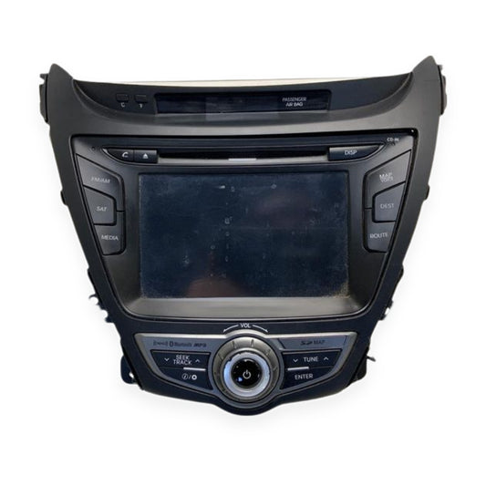 2014–2016 Hyundai Elantra Information Display Screen Receiver Navigation OEM — view 1