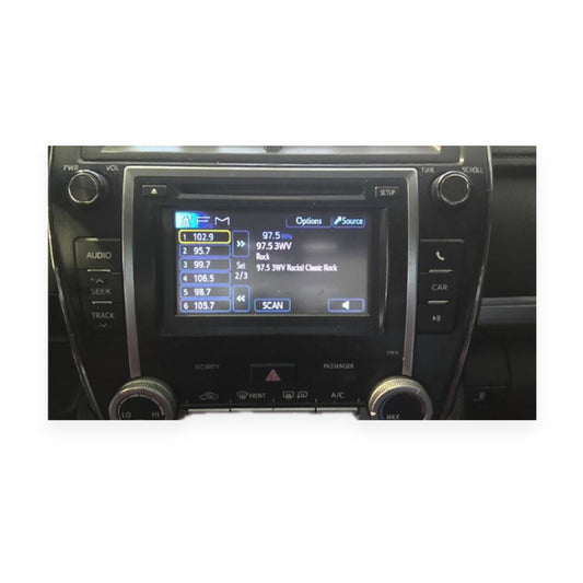 2012 Toyota Camry Radio AM/FM CD Player Display Receiver 86140-06010 ID 57012 — view 1